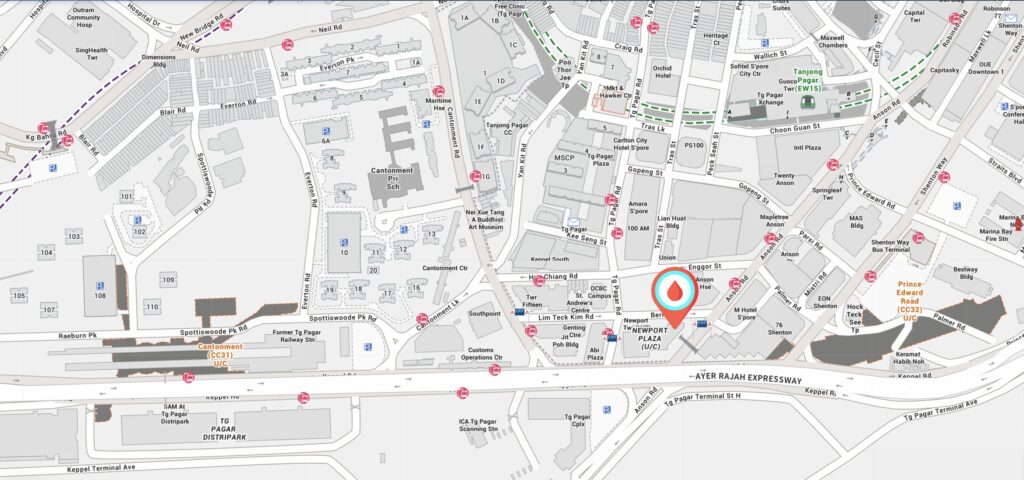 Newport Residences Location Map