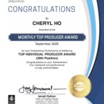 Cheryl - 2020 Top Producer